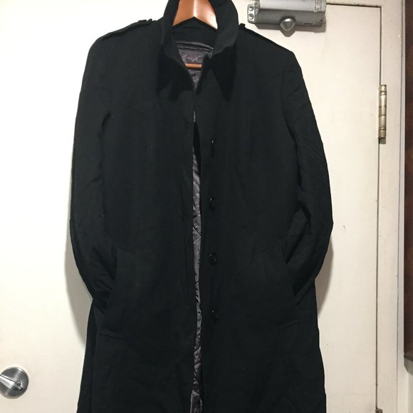 VINTAGE LOGISTIK TRENCH COAT SIZE M - Picture 1 of 7